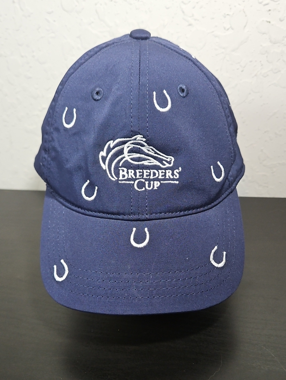 Breeders’ Cup Youth Navy Blue Horse Racing Horseshoe Embroidered Hat